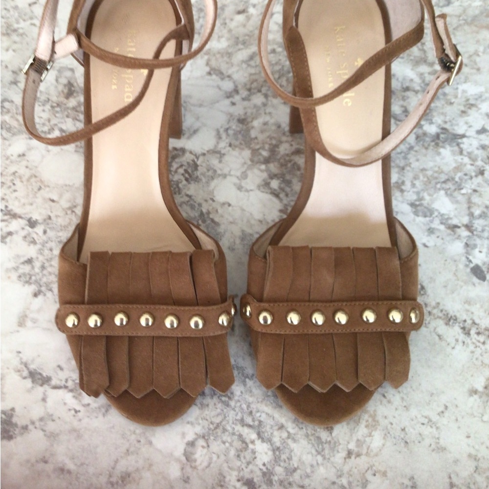 Gorgeous KateSpade Fringe and studded. Size 7 1/2